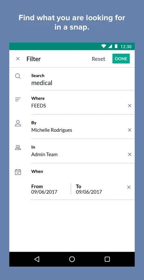 Zoho Connect screenshot